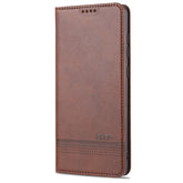 AZNS Magnetic Calf Texture Horizontal Flip Leather Case with Card Slots & Holder & Wallet, For Samsung Galaxy A51, For Samsung Galaxy A71, For Samsung Galaxy Note 10 Lite